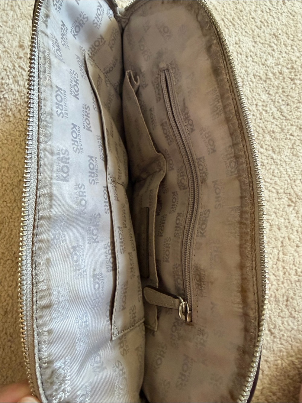 Michael Kors Gray Dome Saffiano Satchel - Picture 7 of 7